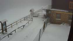 Terasa horského hotelu