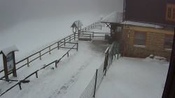 Terasa horského hotelu