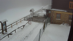 Terasa horského hotelu