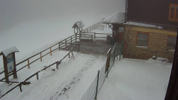 Terasa horského hotelu