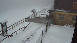 Terasa horského hotelu