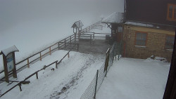 Terasa horského hotelu