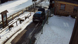 Terasa horského hotelu