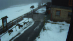 Terasa horského hotelu