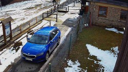 Terasa horského hotelu