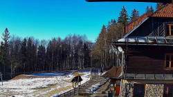 Terasa horského hotelu