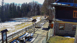 Terasa horského hotelu
