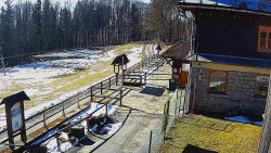 Terasa horského hotelu