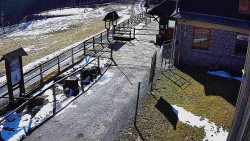 Terasa horského hotelu