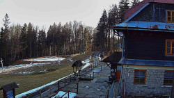 Terasa horského hotelu