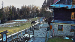 Terasa horského hotelu