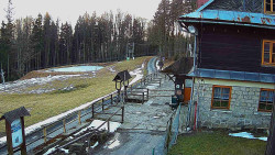 Terasa horského hotelu