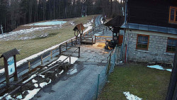 Terasa horského hotelu