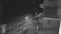 Terasa horského hotelu