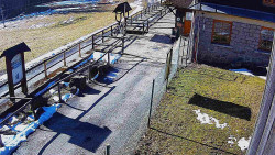 Terasa horského hotelu