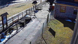 Terasa horského hotelu