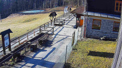 Terasa horského hotelu