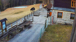 Terasa horského hotelu