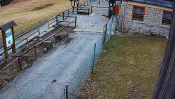 Terasa horského hotelu