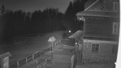 Terasa horského hotelu