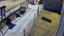 Terasa horského hotelu