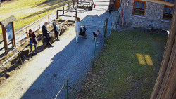 Terasa horského hotelu