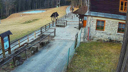 Terasa horského hotelu