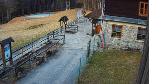 SkiAreál - Horský hotel Vsacký Cáb - Terasa horského hotelu - 9.3.2026 v 06:00 SkiAreál - Horský hotel Vsacký Cáb - Terasa horského hotelu - 9.3.2026 v 06:00