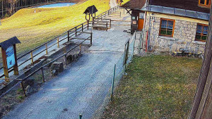 SkiAreál - Horský hotel Vsacký Cáb - Terasa horského hotelu - 9.3.2026 v 07:00 SkiAreál - Horský hotel Vsacký Cáb - Terasa horského hotelu - 9.3.2026 v 07:00