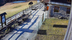 SkiAreál - Horský hotel Vsacký Cáb - Terasa horského hotelu - 9.3.2026 v 08:15 SkiAreál - Horský hotel Vsacký Cáb - Terasa horského hotelu - 9.3.2026 v 08:15