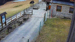 Terasa horského hotelu