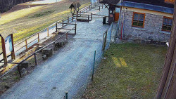 Terasa horského hotelu