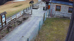 Terasa horského hotelu