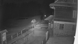 Terasa horského hotelu