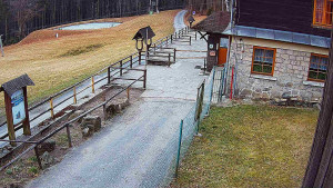 SkiAreál - Horský hotel Vsacký Cáb - Terasa horského hotelu - 12.3.2026 v 06:15 SkiAreál - Horský hotel Vsacký Cáb - Terasa horského hotelu - 12.3.2026 v 06:15