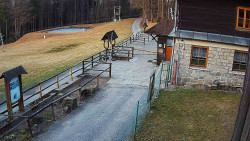 Terasa horského hotelu