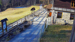 Terasa horského hotelu