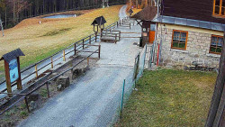 Terasa horského hotelu