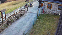 Terasa horského hotelu