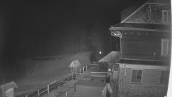 Terasa horského hotelu