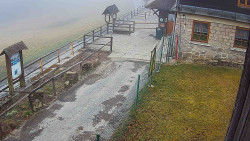 Terasa horského hotelu