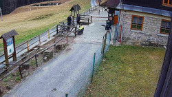 Terasa horského hotelu