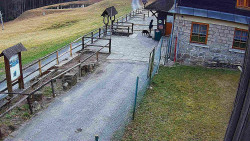 Terasa horského hotelu