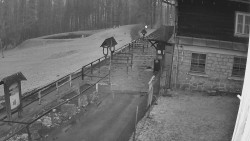 Terasa horského hotelu