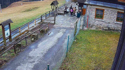 Terasa horského hotelu