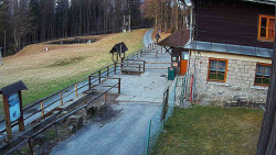 Terasa horského hotelu