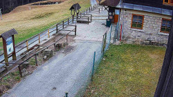 Terasa horského hotelu