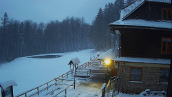Terasa horského hotelu