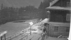 Terasa horského hotelu