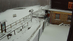 Terasa horského hotelu